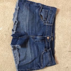 Distressed hem shorts from Old Navy